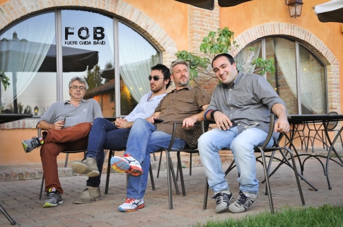 La band: da sinistra Roberto Morelli, Lorenzo Favero, Ugo Rivioli, Lorenzo Tanzi